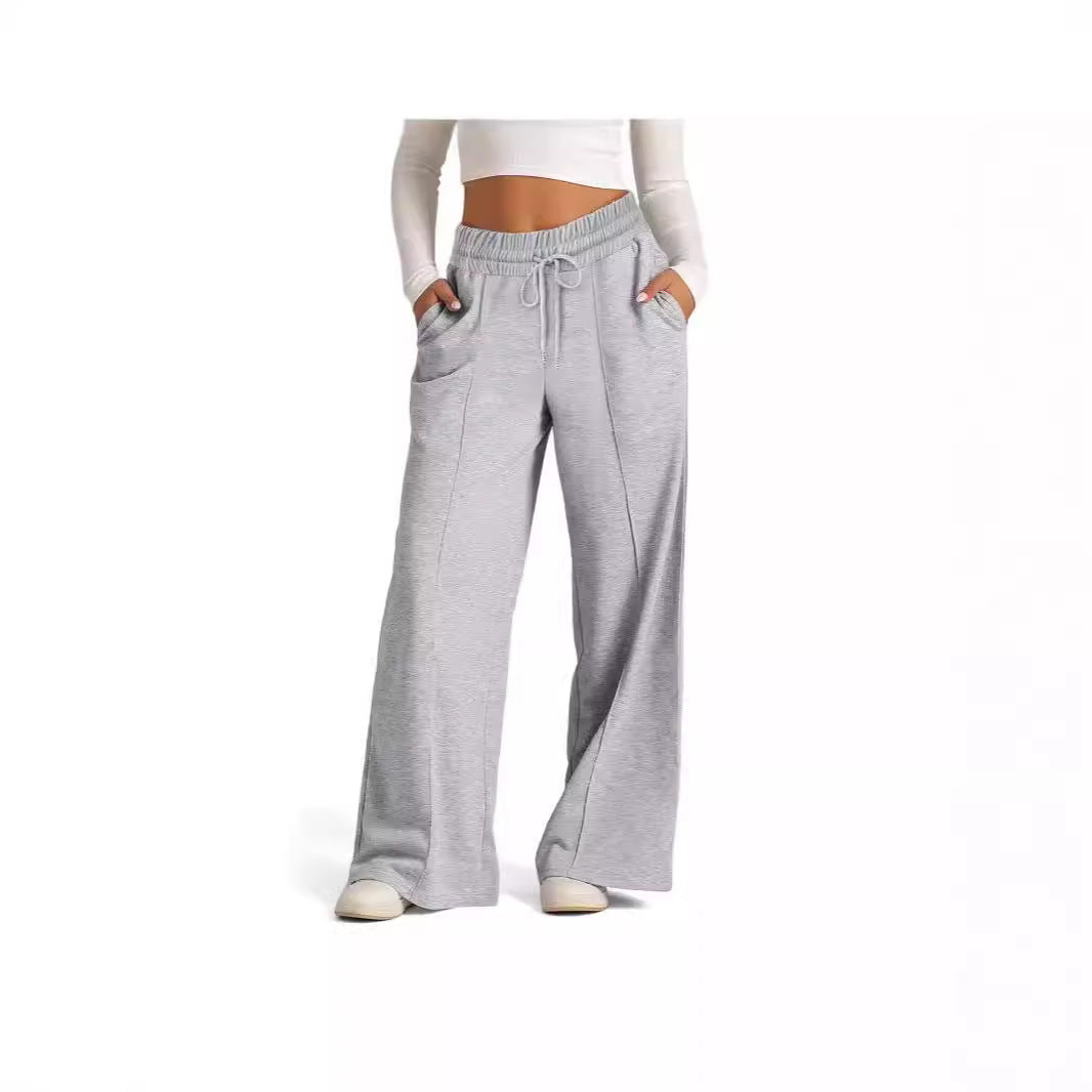 Luxe Drape High-Waist Trousers