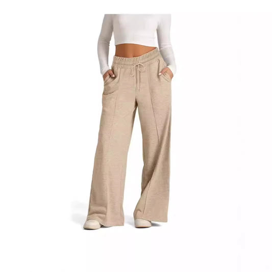 Luxe Drape High-Waist Trousers